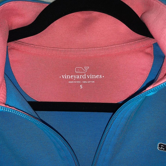 Vineyard Vines Men's 1/4 Zip Jersey Sweater - Picture 2 of 5